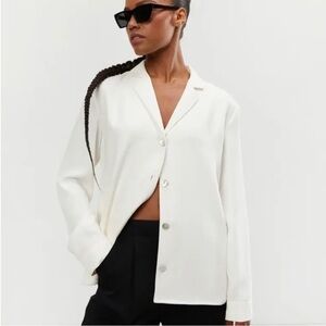 Oak and Fort Cream Women's Button Down Shirt